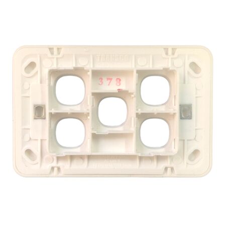 Switch 5 Gang 10 Amp Slim Wafer Body Cover