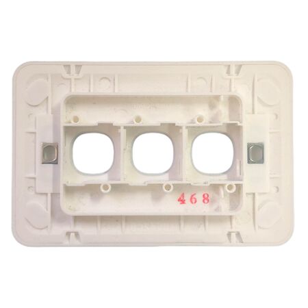 Switch 3 Gang 10 Amp Slim Wafer Body Cover