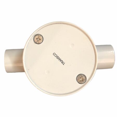 Junction Box 2 Way 25mm Shallow