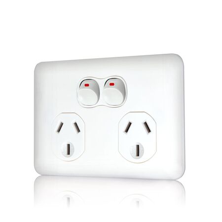 Power Point Double 10 Amp Slim Wafer