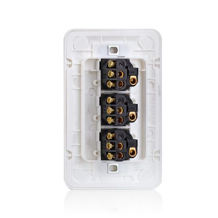 Switch 3 Gang 10 Amp Slim Wafer