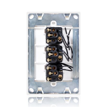 Glass Three Gang Switch With Built-In LED Push Button