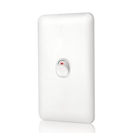Switch 1 Gang 10 Amp Slim Wafer