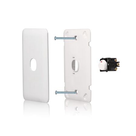 Switch 1 Gang 10 Amp Slim Wafer