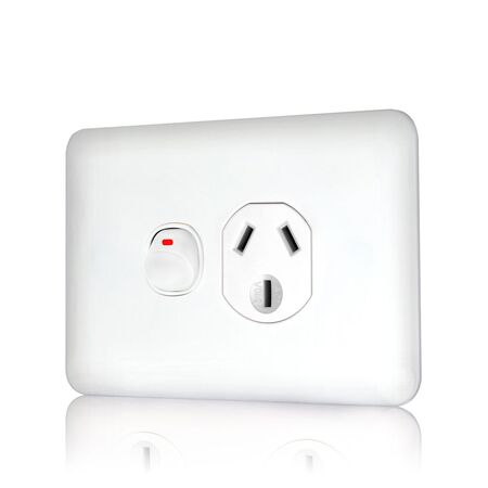 Power Point Single 10 Amp Slim Wafer