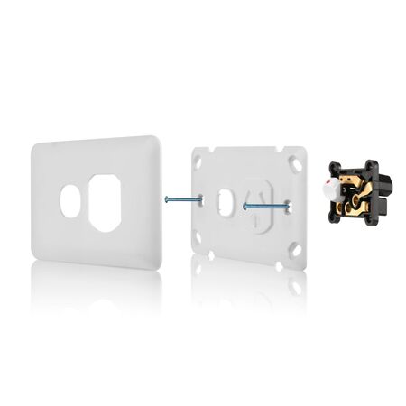 Power Point Single 10 Amp Slim Wafer