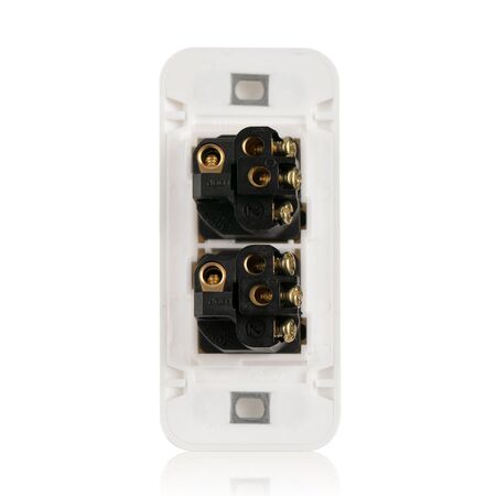 Architrave Switch 2 Gang Wafer