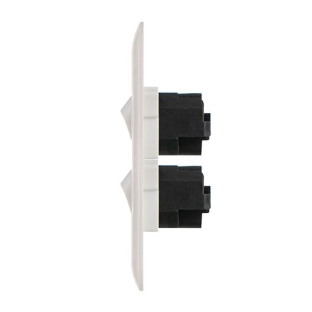 Architrave Switch 2 Gang Wafer