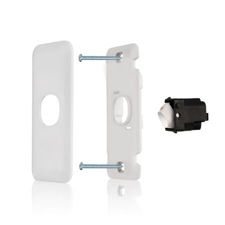 Architrave Switch 1 Gang Wafer
