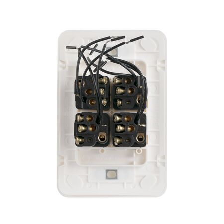 Switch 4 Gang 10 Amp Slim Elite