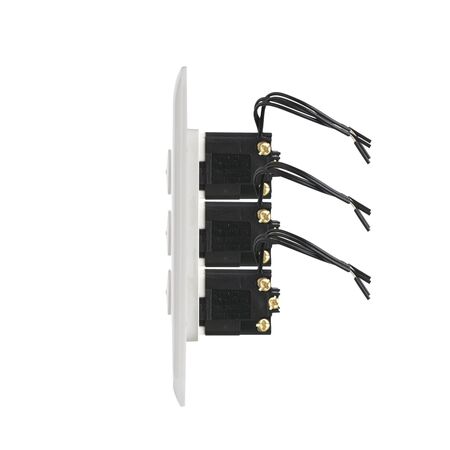 Switch 6 Gang 10 Amp Slim Elite