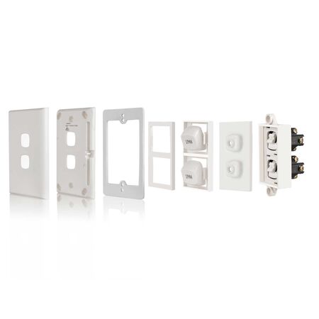 Switch 2 Gang 10 Amp Weatherproof