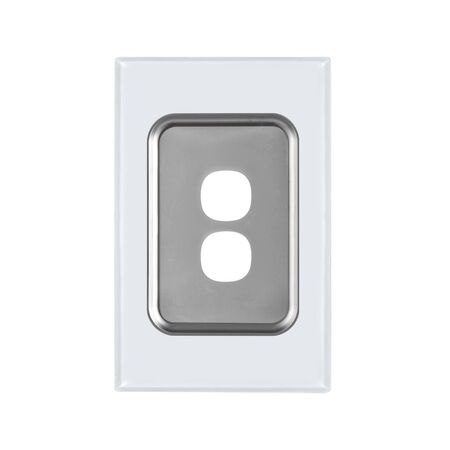 Glass Two Gang Switch Body And Cover Only