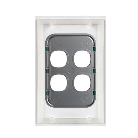 Glass Four Gang Switch Body And Cover Only