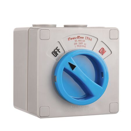 Isolation Switch 1 Pole 20A IP66