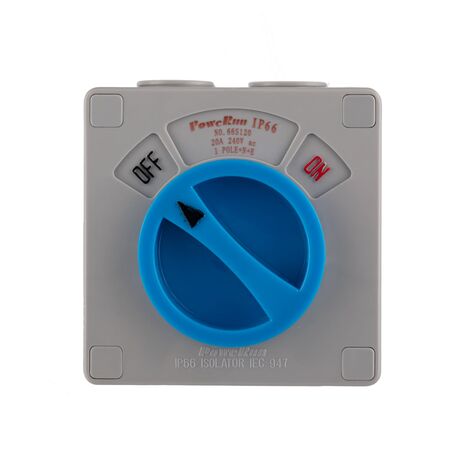 Isolation Switch 1 Pole 20A IP66