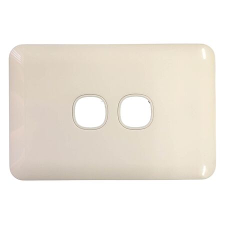 Switch 2 Gang 10 Amp Slim Wafer Body Cover