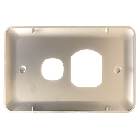 Power Point Single 10 Amp Powerclip Slim Wafer Cover