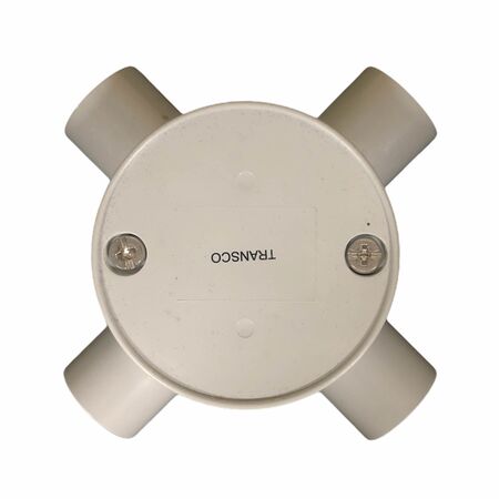 Junction Box 4 Way 20mm Deep