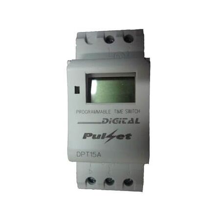 7 Day Digital Programmable Time Clock - DPT15A