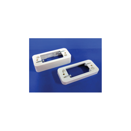 Mounting Block Architrave Wafer 10mm White