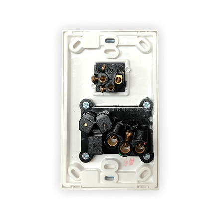 Single Power Point Vertical With Extra Switch