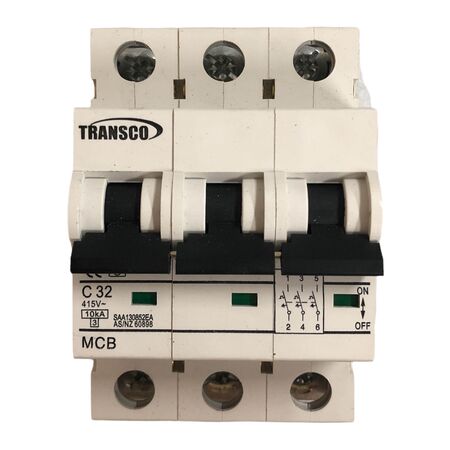 Circuit Breaker 3 Pole 32A 10KA