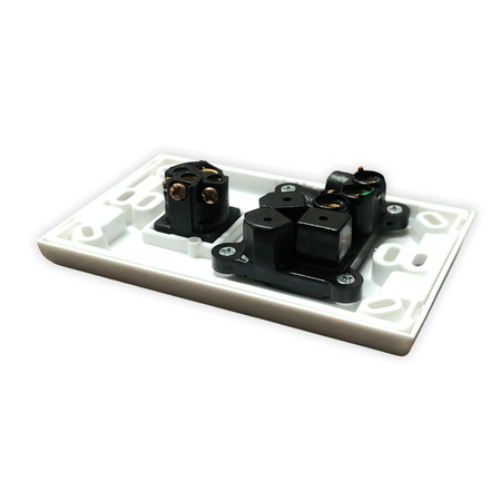Single Power Point Vertical With Extra Switch
