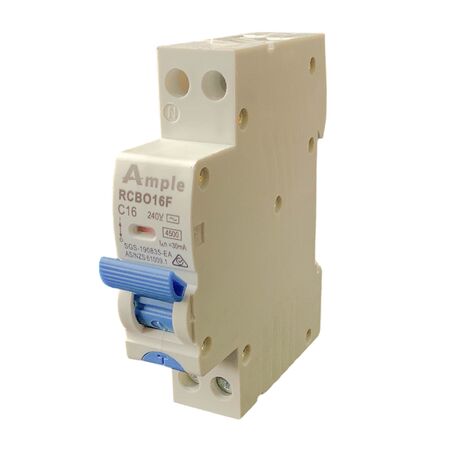 RCD/MCB Combination 16A 4.5KA Single Module