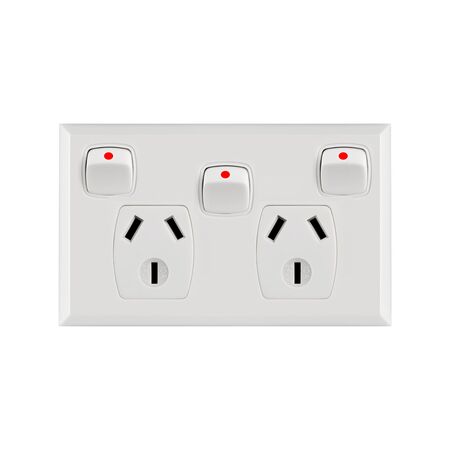 Power Point Double Extra Switch Powerclip