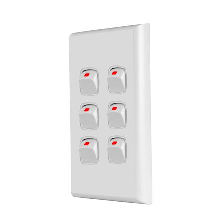 Switch 6 Gang 10 Amp