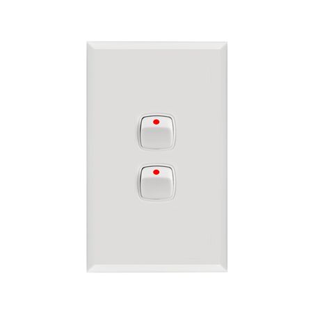 Switch 2 Gang 10 Amp