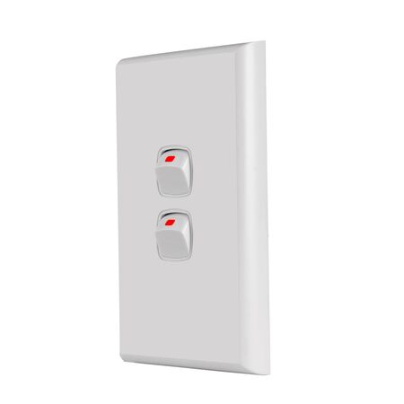 Switch 2 Gang 10 Amp