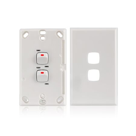 Switch 2 Gang 10 Amp