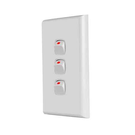 Switch 3 Gang 10 Amp