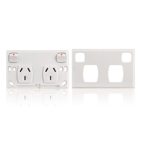 Power Point Double 10 Amp Double Pole