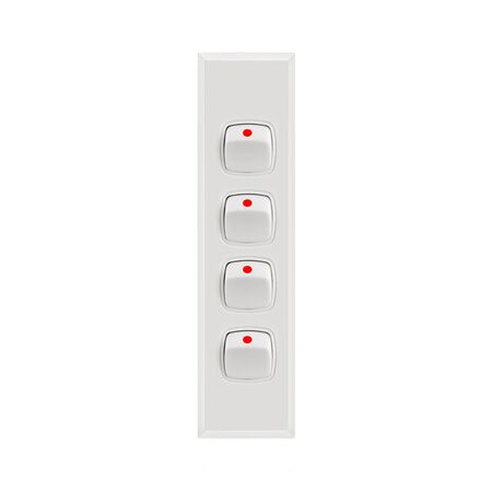 Architrave Switch 4 Gang