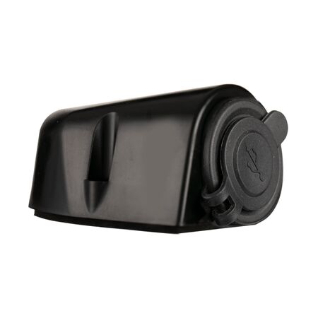 Dual USB Socket Black