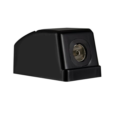 Coaxial TV Socket For Caravan Black