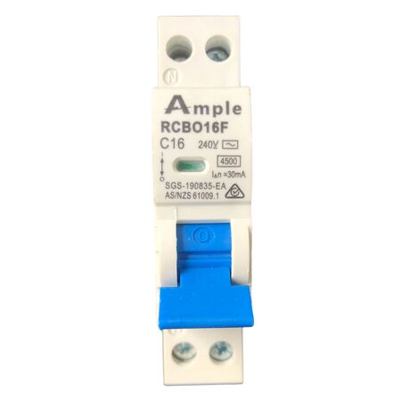RCD/MCB Combination 16A 4.5KA Single Module