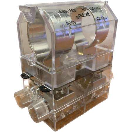 30mm HRC Fuse Holder - Transparent - HRC100/30T