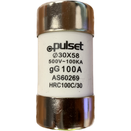 100A HRC Fuse Cartridge 30mm - HRC100C/30