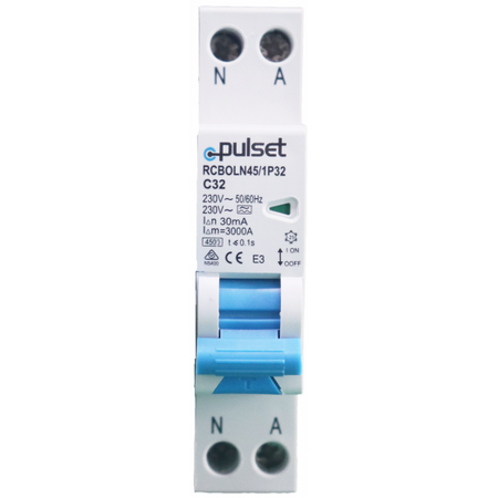 A TYPE RCBO 1P 4.5KA 30mA 20AMP - RCBOLN45/1P20A