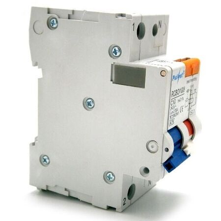 2 Pole 10Amp MCB/RCD 6KA Mechanical Combo AC Type - RCBO/10M