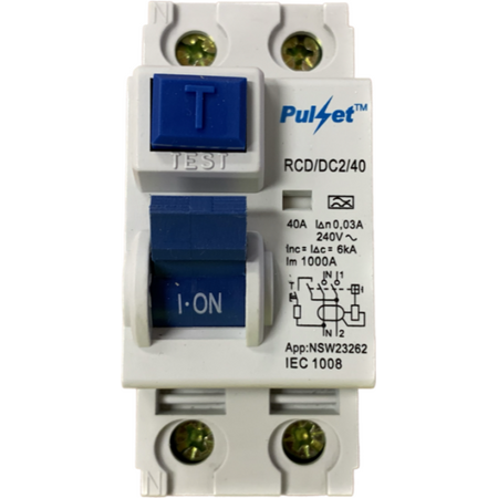 63Amp A-Type 2 Pole RCD 30mA - RCD/DC2/63