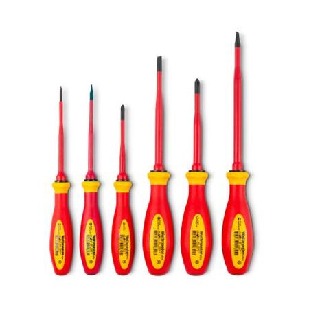 Screwdriver 6 Piece Set VDE 1000V Protop II Slimline Witte