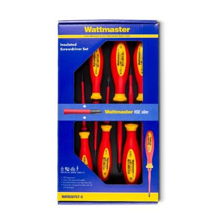 Screwdriver 6 Piece Set VDE 1000V Protop II Slimline Witte