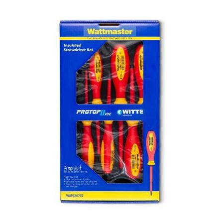 Screwdriver 6 Piece Set VDE 1000V Protop II Witte