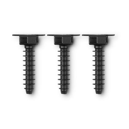 Cable Tie Holder Diameter 8mm x Length 31mm Black 50pcs