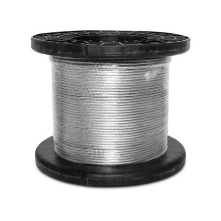 Catenary Wire Galvanised Zinc Plated Stranded 7/1.09mm PVC Coated Length 180m Drum